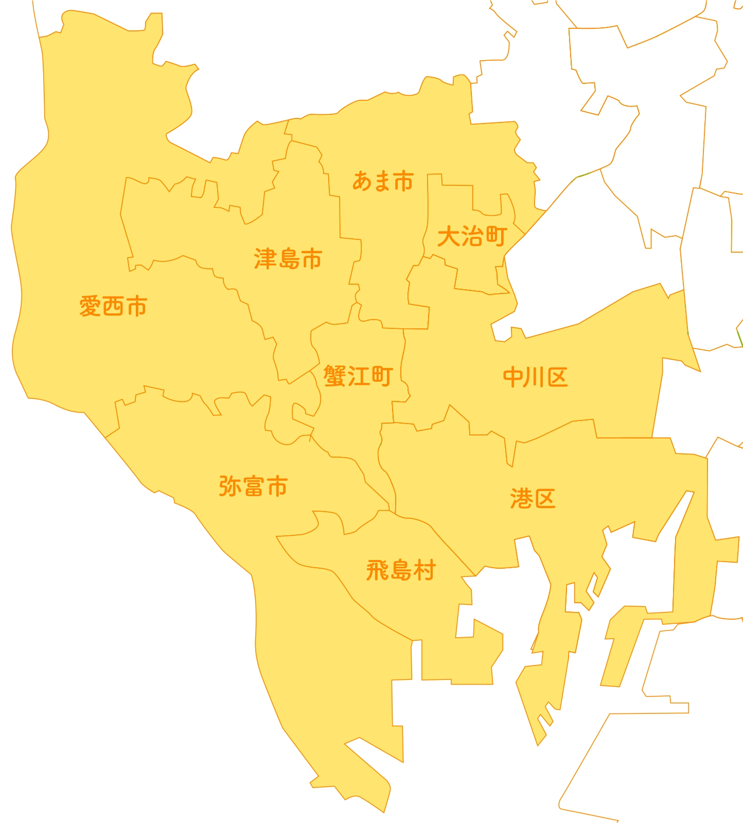 対象地域地図